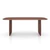 Zen Rectangular Solid Wood 6 Seater Dining Table In Honey Finish