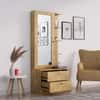 Hexa Red Wooden Dressing Table in Giant Wood Colour