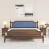Regal Shesham Solid Wood King Size Bed Non Storage Bed In Provincia Teak Finish