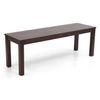 Capra Dining Bench In Mahagony Finish