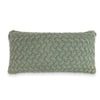Criss Cross Deep Lichen Green Decorative Cushion Cover 12 x 20 Inches