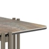 Paloma Marble Side Table in Jupiter Rust Spanish Ceramic Finish