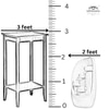 Tabletop Modern Bowl Water Fountain With Bamboo Finish