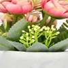 Full Bloom Artificial Plant With Nordic Face Planter