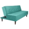 Palermo 3 Seater Sofa Cum Bed In Sea Green Colour