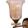 Eliante Modern Wall Lights Mild Steel & Glass Material Antique Brown & Champaign Finish
