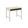 Mystica Solid Wood Study Desk with Drawer in Ivory Coffee Walnut Colour
