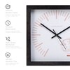 Libra Zodiac Wooden Wall Clock with Sharp Indices and Minimal White Dial