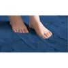 Holland Blue Solid Natural Fiber 24x16 inches Anti-Skid Bath Mat