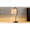 Multi cotton Curvy table lamp with Iron Base (SP14)
