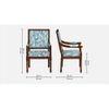 Atticus Accent Chair - Blue (Colour : blue)