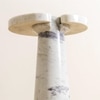 Fior Marble Side Table in White Colour