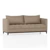 Florence Premium 3 Seater Fabric Sofa in Biscuit Velvet Colour