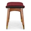 Zuno Seating Stool in Maroon Color
