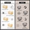 Cache Rectangle Wire Basket Ivory