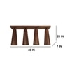 Bole Brown Solid Wood Ceiling Light