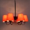 Devansh Steel Wall Mounted Lamp With Cotton Off Black Shade