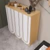 Nextstep Arkane Shoe Rack Maple Finish