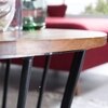 Fevre Solid Wood Side Table in Honey Oak Finish