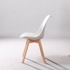 Kepler Brooks Valente Cafeteria Dining Chair in White Colour