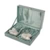 Swan Tealight Holder Set In Silver Colour
