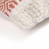 Pattern Party Red Cotton Cushion Cover