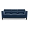 Lewis Sofa (Colour : Lapis Blue, Cushion : Soft, Seater : 3+1+1)