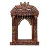 Desert Art Solid Wood Peacock Jharokha Wall Frame 36 Inch in Copper Colour