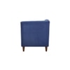 Korslund Velvet Chaise Launger in Navy Blue Colour