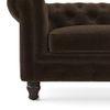 Winchester Premium 3 Seater Fabric Sofa in Dark Earth Colour