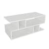 Spydercraft Zig Zag Modern Coffee Table in White Finish