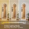 The Artment Gold Halo Arch Unbreakable Floor Mirror For Home (150 X 40 CM)