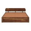 Sleigh Solid Wood King Size Storage Bed
