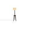 Fiona White Cotton Shade Floor Lamp