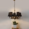 Devansh Gold Wall Mounted Lamp With Beige Jute Shade
