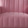 Murrow Fabric Accent Chair in Pink Colour
