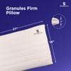 Granules Solid Quilted Firm Pillow 27 X 18 Inches
