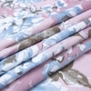 Pink floral 400 Tc Cotton Flat  Super King Size Bedsheet With 2 Pillow Cover
