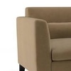 Lewis Sofa (Colour : Fawn Velvet, Cushion : Soft, Seater : 3+1+1)