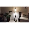 Zed Beige Jute Floor Lamp with Beige Jute Base