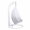 Kamryn Metal Swing in White Color - with Stand