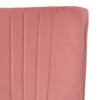 Jane Velvet Accent Chair in Blush Pink