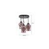 Corey Multicolour Glass Cluster Hanging Light