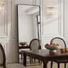 The Artment Vista Black Arch Frame Unbreakable Floor Mirror For Home (155 X 45 CM)