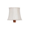 Capucine Brown Cotton Shade Floor Lamp