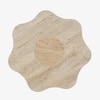 Daffodil Marble Side Table in Beige Colour