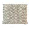 Crest Oatmeal Knitted Cushion Cover  16X16 Inches