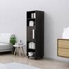 Hexa Engineered Wood Bookshelf Multipurpose Storage Rack in Flower Wenge Colour