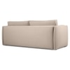 Vantella 3 Seater Fold Out Sofa Cum Bed In Cream Colour