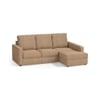 Apollo Compact Sofa (Colour : Sandshell Beige, Cushion : Hard, Back Type : High Back, Seating Capacity : Right Aligned 2 Seater + Right Aligned Chaise)